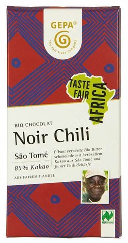 GEPA Bio Schokolade Noir Chili 80g | Taste Africa