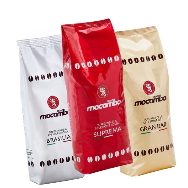 Mocambo- Granos de Café Espresso – 3 Variedades en Set