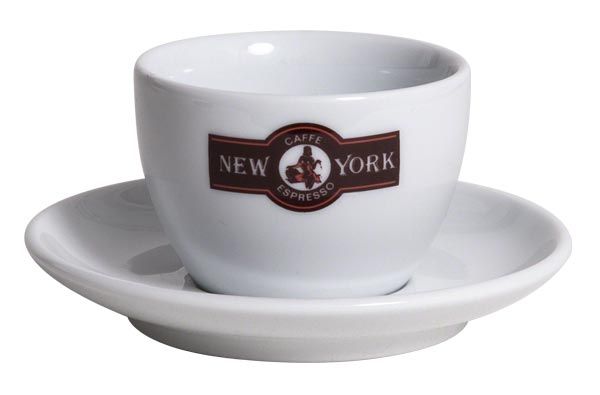 Caffé New York – Taza Blanca para Capuchino