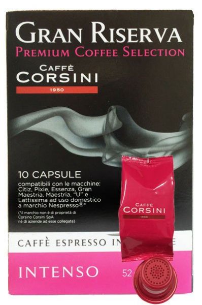 Corsini Intenso -cápsulas compatibles con Nespresso® *