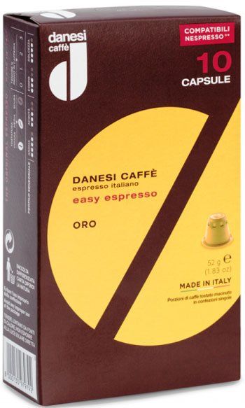 Danesi Oro| cápsulas compatibles con Nespresso® *