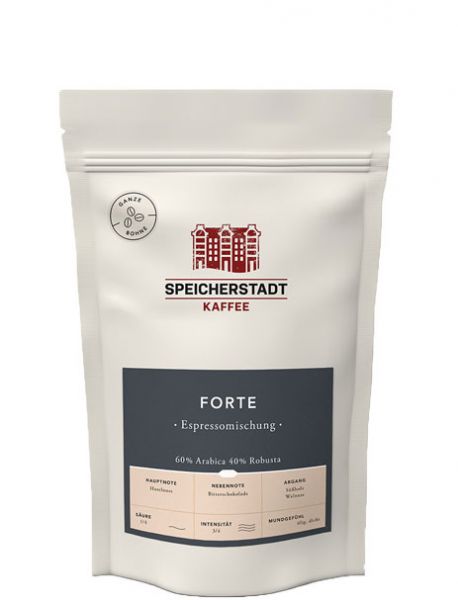 Speicherstadt Hamburg Espresso Forte 250g Kräftig