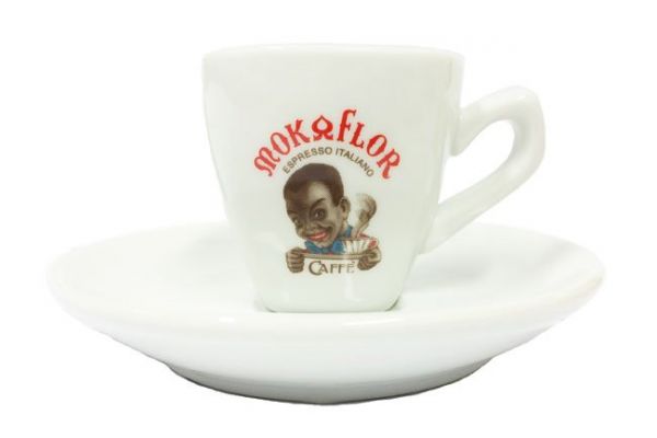 Mokaflor Moretto – Taza blanca para Café Espresso